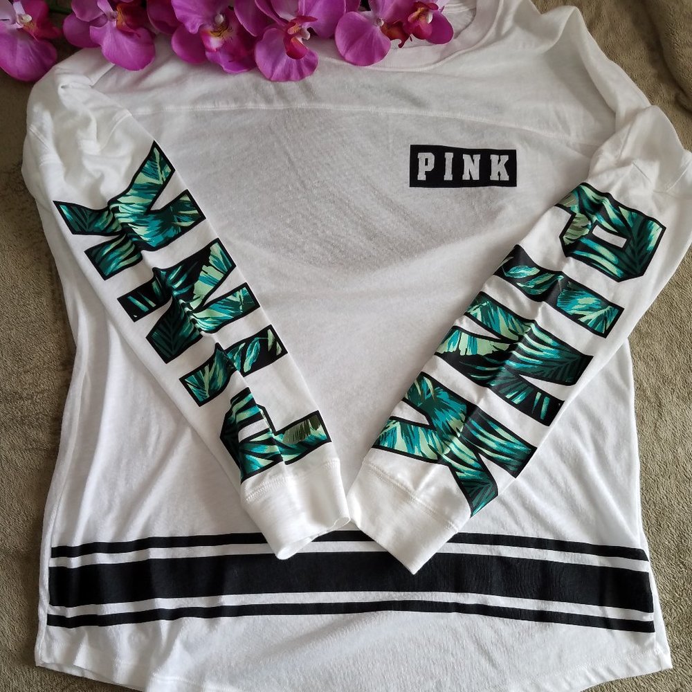 2 Piece-PINK VS Open BACK Tee & Bra NWOT - Picture 7 of 15